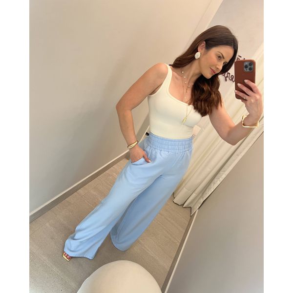 Calça Mia Azul Bebê