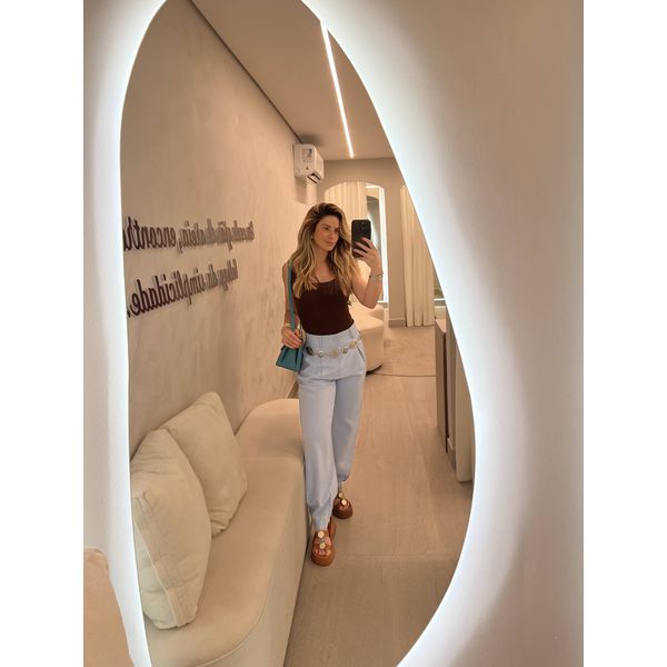 Calça Lana Azul Bebê