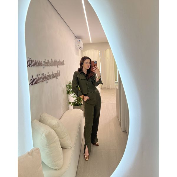 Conjunto Agatha Verde Militar