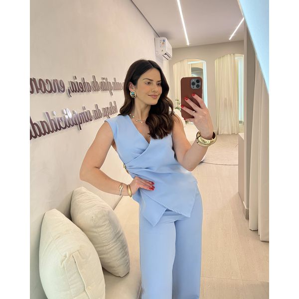 Conjunto Joana Azul Claro