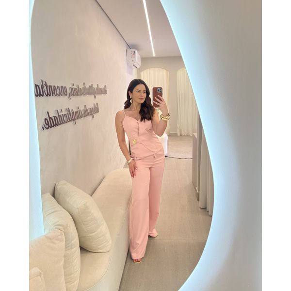 Conjunto Natalie Rosa Bebê