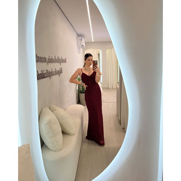 Vestido Gisele Cereja