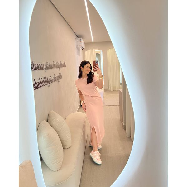 Vestido Ninna Rosa Bebê