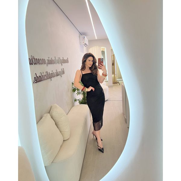 Vestido Thabata Preto
