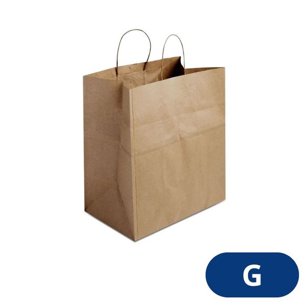 Sacola De Papel Kraft g Cromus 32x26,5x13cm (10 Unidades)