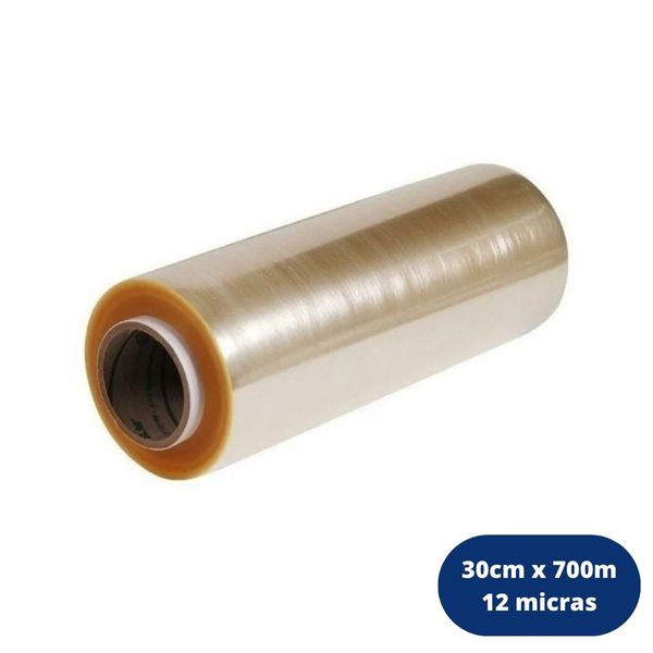 Bobina de Filme PVC 30cmx700m 12 Micras Dispafilm - 1 unidade