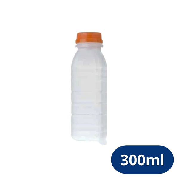 Garrafa Plástica Descartável 300ml - 100 Unidades