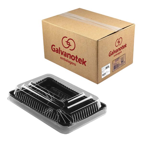 Embalagem Plástica Retangular Oriental GO 912 Galvanotek (100 unidades) 