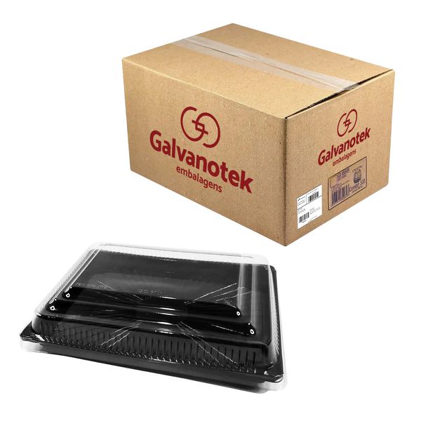 Embalagem Plástica Retangular Oriental GO-915 Galvanotek (100 unidades) 