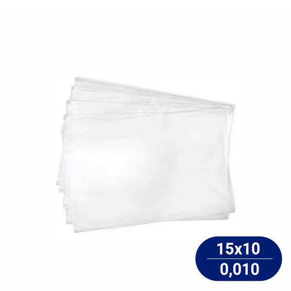 Saco Plástico Leitoso BD Para Lanche 15x10 Micra 0,010 (0,5kg)