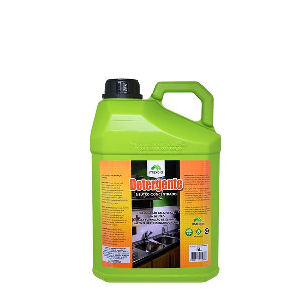 Detergente Concentrado Neutro Maxbio (5 Litros)