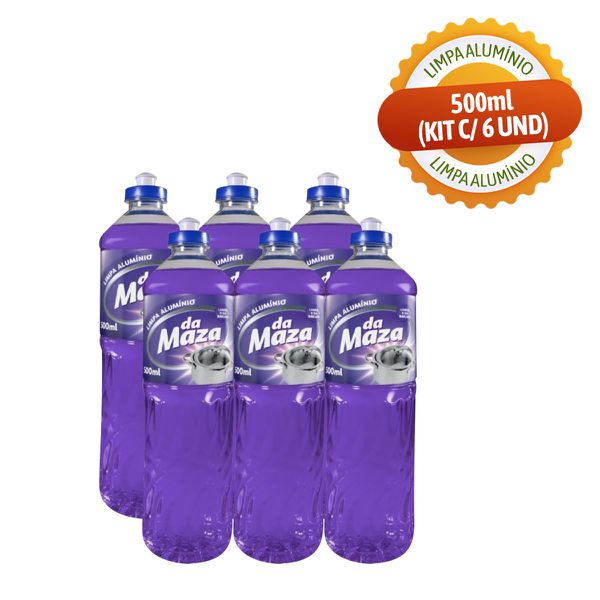 Limpa Alumínio Maza 500ml (6 Unidades) 