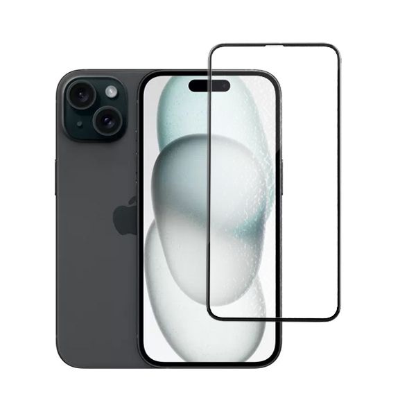 PELÍCULA FULL COVER - (IPHONE 15) - CASE & SCREEN