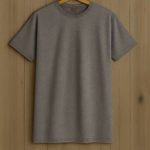 Camiseta Lisa Chumbo