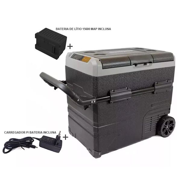 Geladeira Portatil Alpicool 55lts Dual zone Quadrivolt 12/24V - 110/220W - TD55