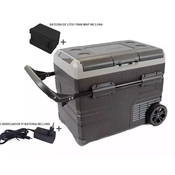 Geladeira Portatil Alpicool 45lts Dual zone Quadrivolt 12/24V - 110/220W - TD45