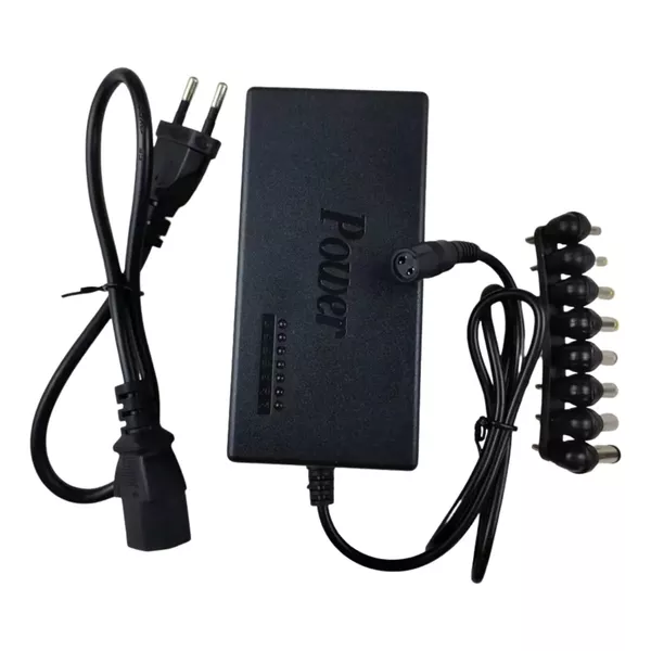 Fonte Carregador Universal Notebook/tv/monitor Adaptador Preto