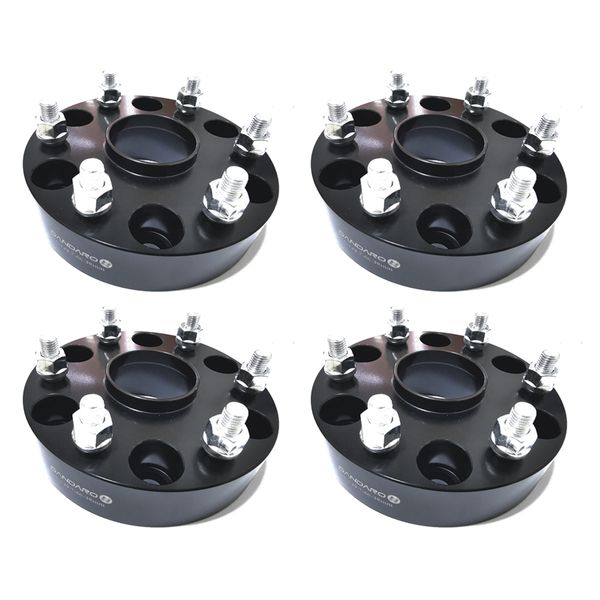 Kit 4 Espaçadores De Roda Mitsubishi L200 Triton de 2008 a 2022 38,1mm Com Centralizador 