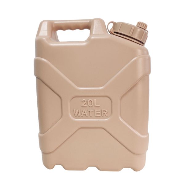 Galão de plástico portátil para armazenamento de água de 20 litros
