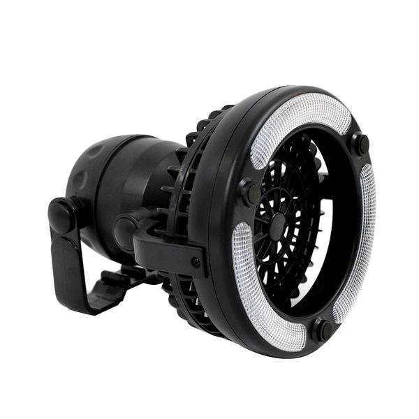  Ventilador com Lanterna Portátil 2 em 1a Pilha