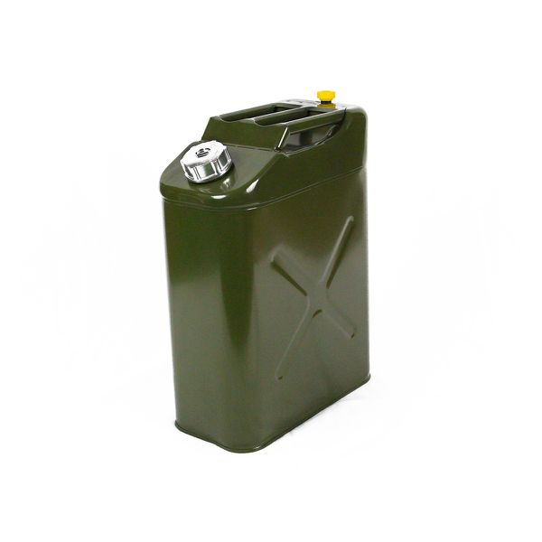 Galão De 20 Litros Combustivel Metal Modelo Militar Europeu 0,9mm