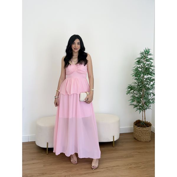 Vestido Carol Rosa
