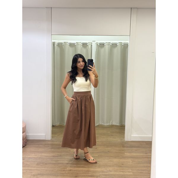 Saia Thais Marrom