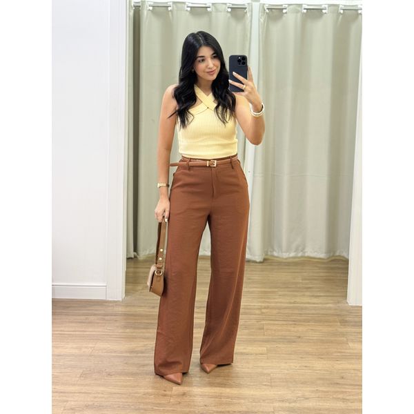 Calça Carol Marrom