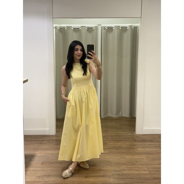 Vestido Carol Amarelo
