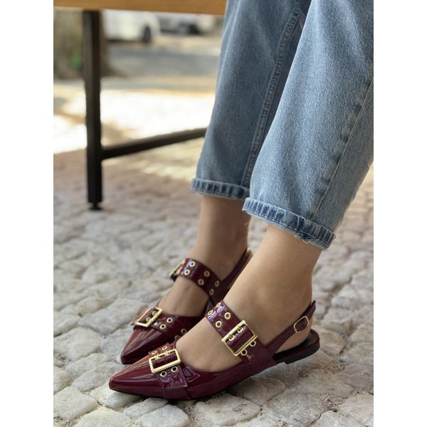 Sapatilha Jade Marsala 