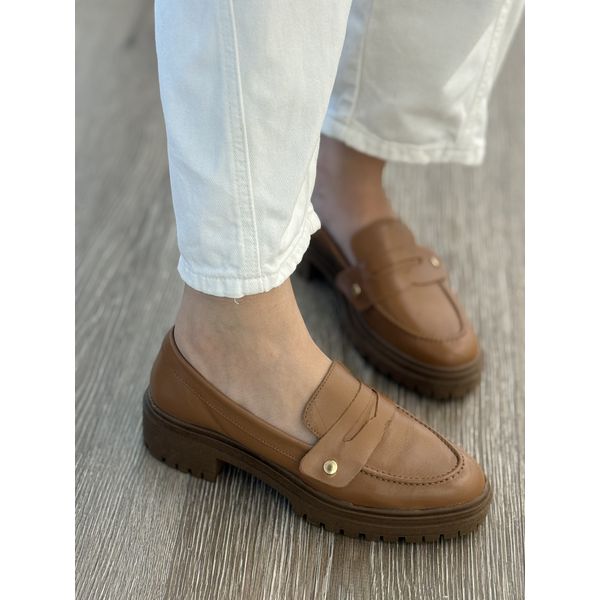 Mocassim Jessi Caramelo