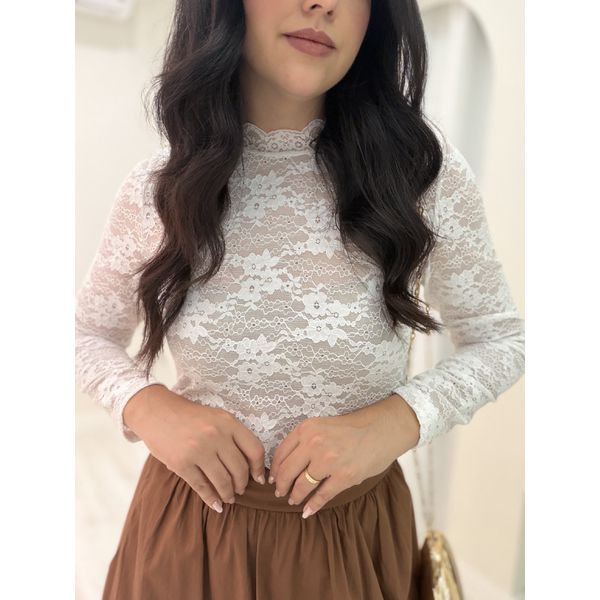 Blusa Renda branca