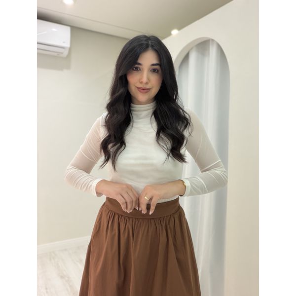 Blusa Tule duplo Off