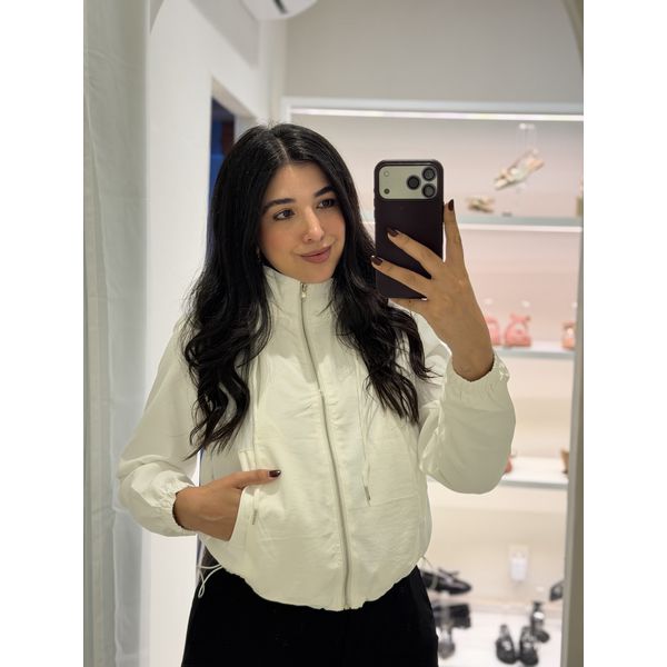 Jaqueta Corta vento Branca