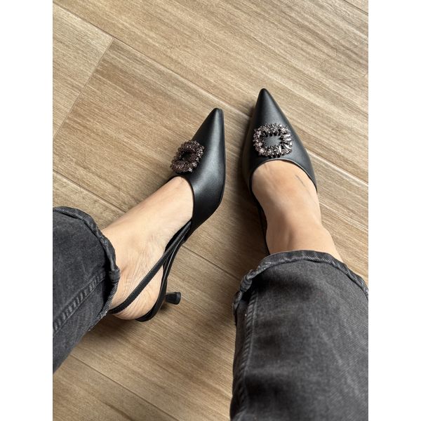 Scarpin Anne Preto