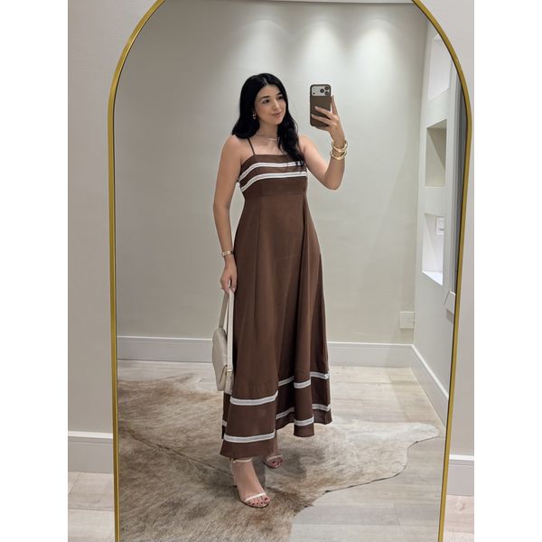 Vestido Mari Marrom