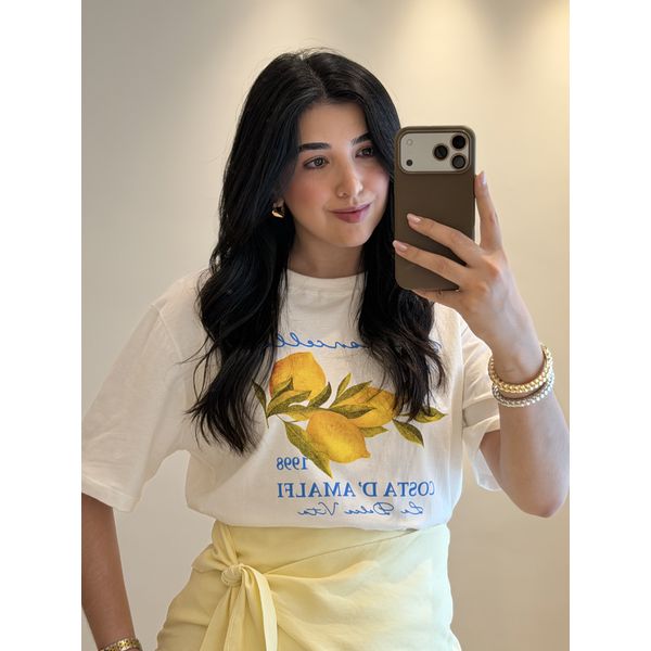 T-shirt Oversize limão