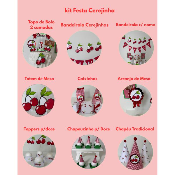 Kit Festa Cerejinha