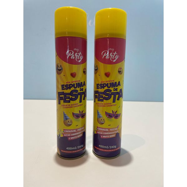 Espuma de Festa e Carnaval Neve Artificial 400ml