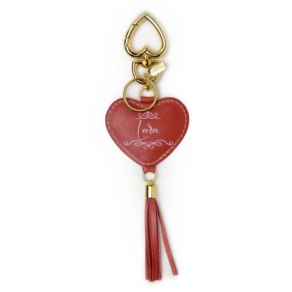 Chaveiro de Couro Personalizado com Nome