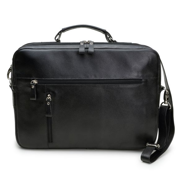 BOLSA PARA NOTEBOOK DE COURO PRETO