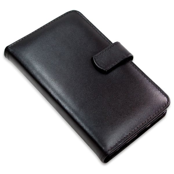 CAPA CARTEIRA COURO 8 CARTOES PRETO