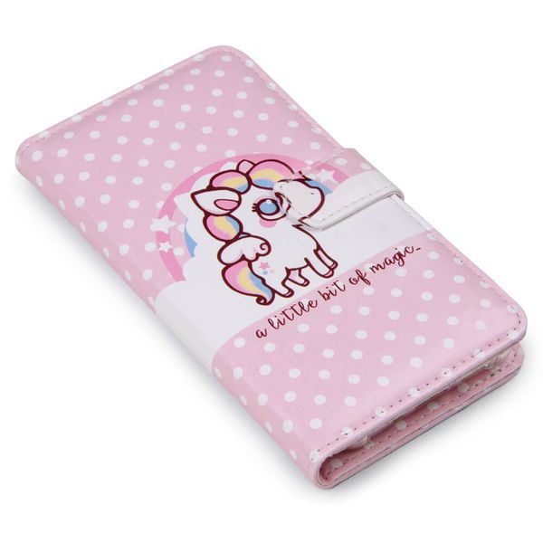 CAPA CARTEIRA ESTAMPADA UNICORNIO MAGIC E178
