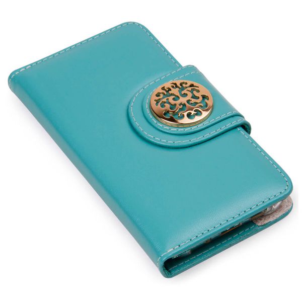 Capa Carteira para Celular de Couro Luxo