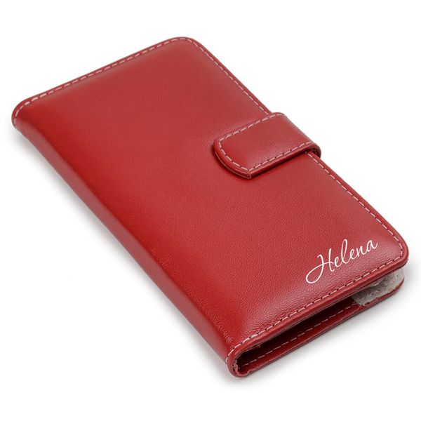 Capa para Celular de Couro com Nome