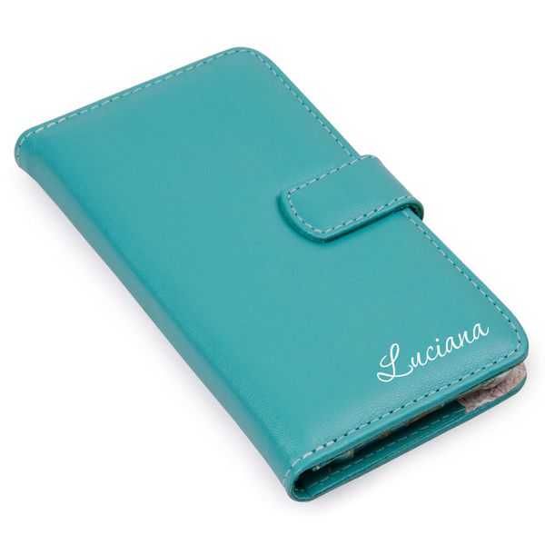 Capa para Celular de Couro com Nome