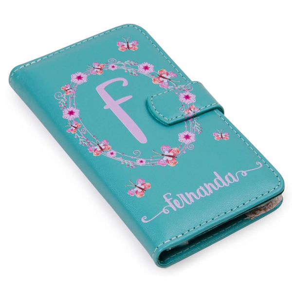 Capa para Celular de Couro com Nome