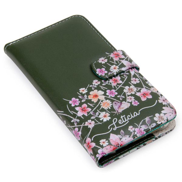 Capa para Celular de Couro com Nome