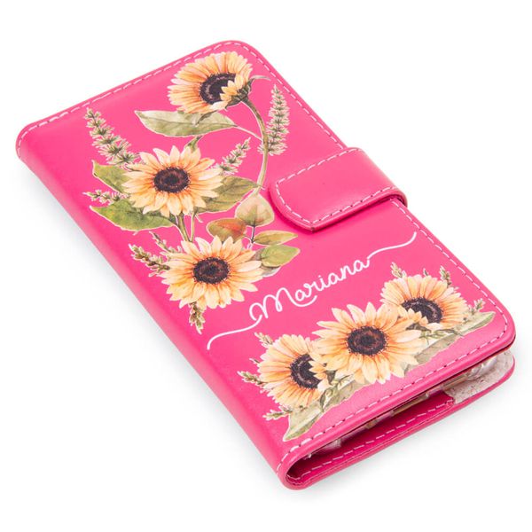 Capa para Celular de Couro com Nome