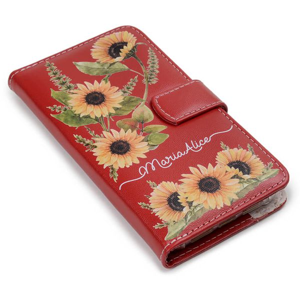 Capa para Celular de Couro com Nome